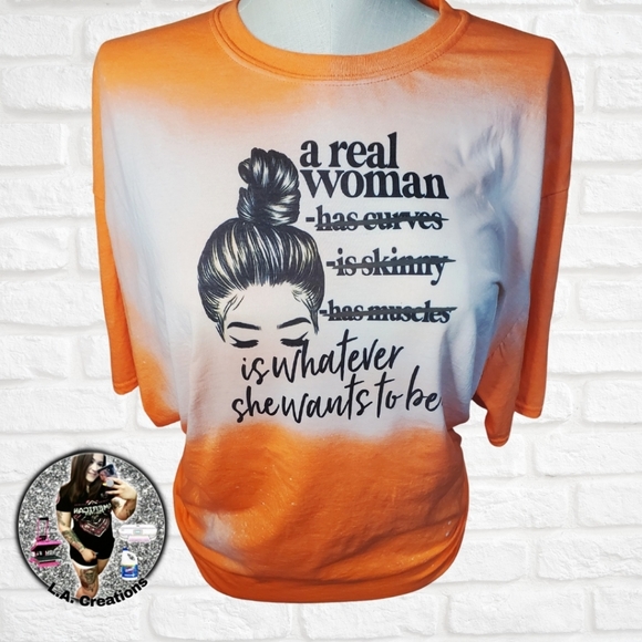 A Real Women - Bleached Tee - Picture 1 of 2